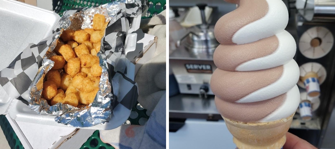 Sparky's , pizza cones and coneys